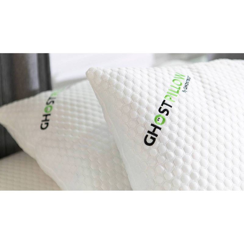 Downlite Soft White Goose Down Hypoallergenic Pillow &ndash; Perfect for Stomach Sleepers Standard