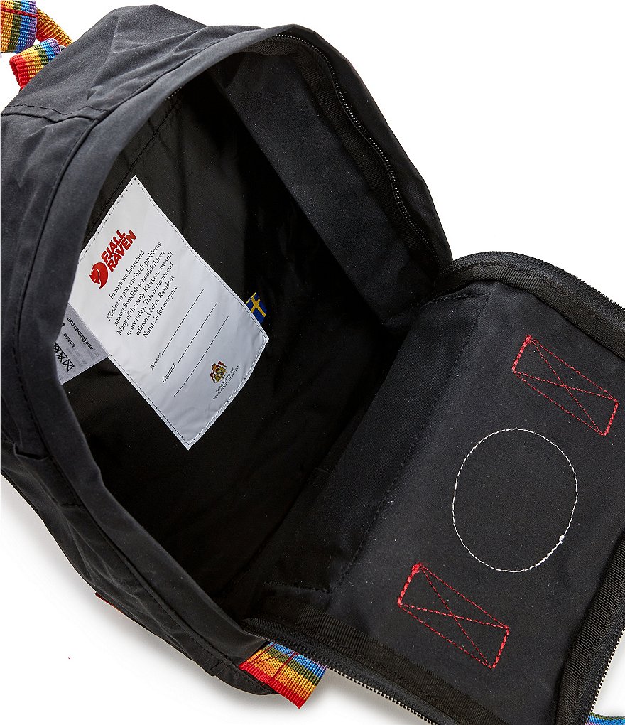 Fjallraven Mini Kanken Rainbow Handle Mini Backpack