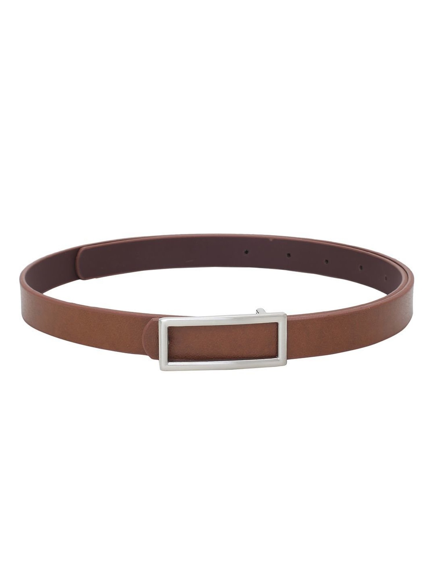 Antony Morato Black Leather Solid Waist Belt