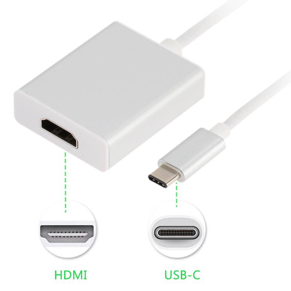 USB 3.1 Type-C to HDMI 4K*2K HDTV Hub Adapter Cable(DP Alt mode) for New MacBook 12" Google Chromebook Pixel Nokia N1