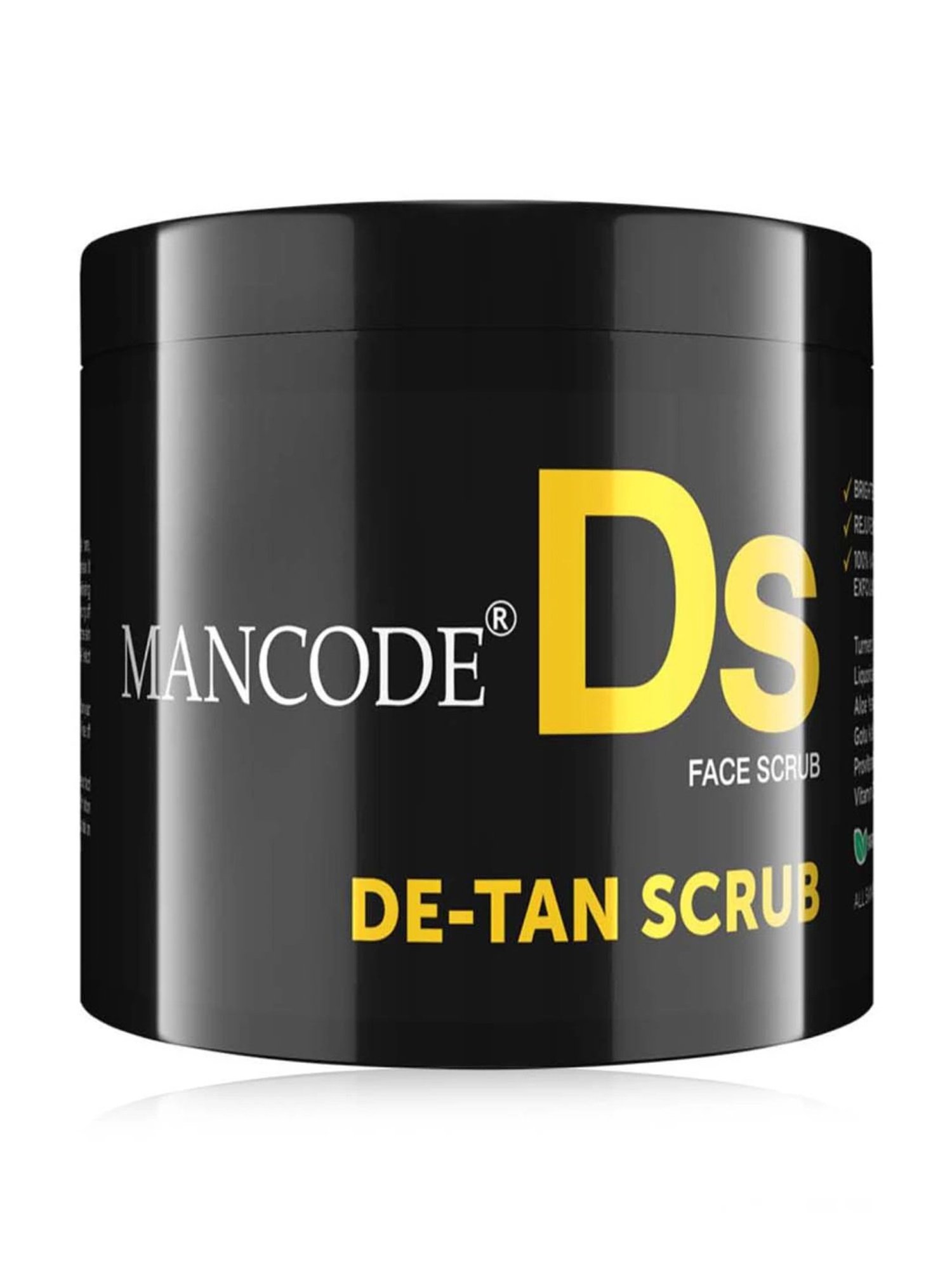 Mancode De - Tan Scrub & Peel off Mask (Pack of 2)