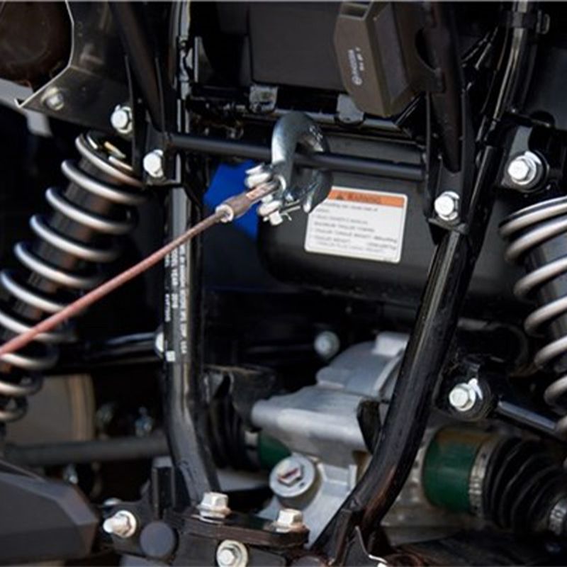 Keeper KAC15042 110/120 Volt AC 1500 Pound Capacity Garage and Workshop Electric Winch with Hand Held Corded Remote and 42 Foot Galvanized Wire Rope