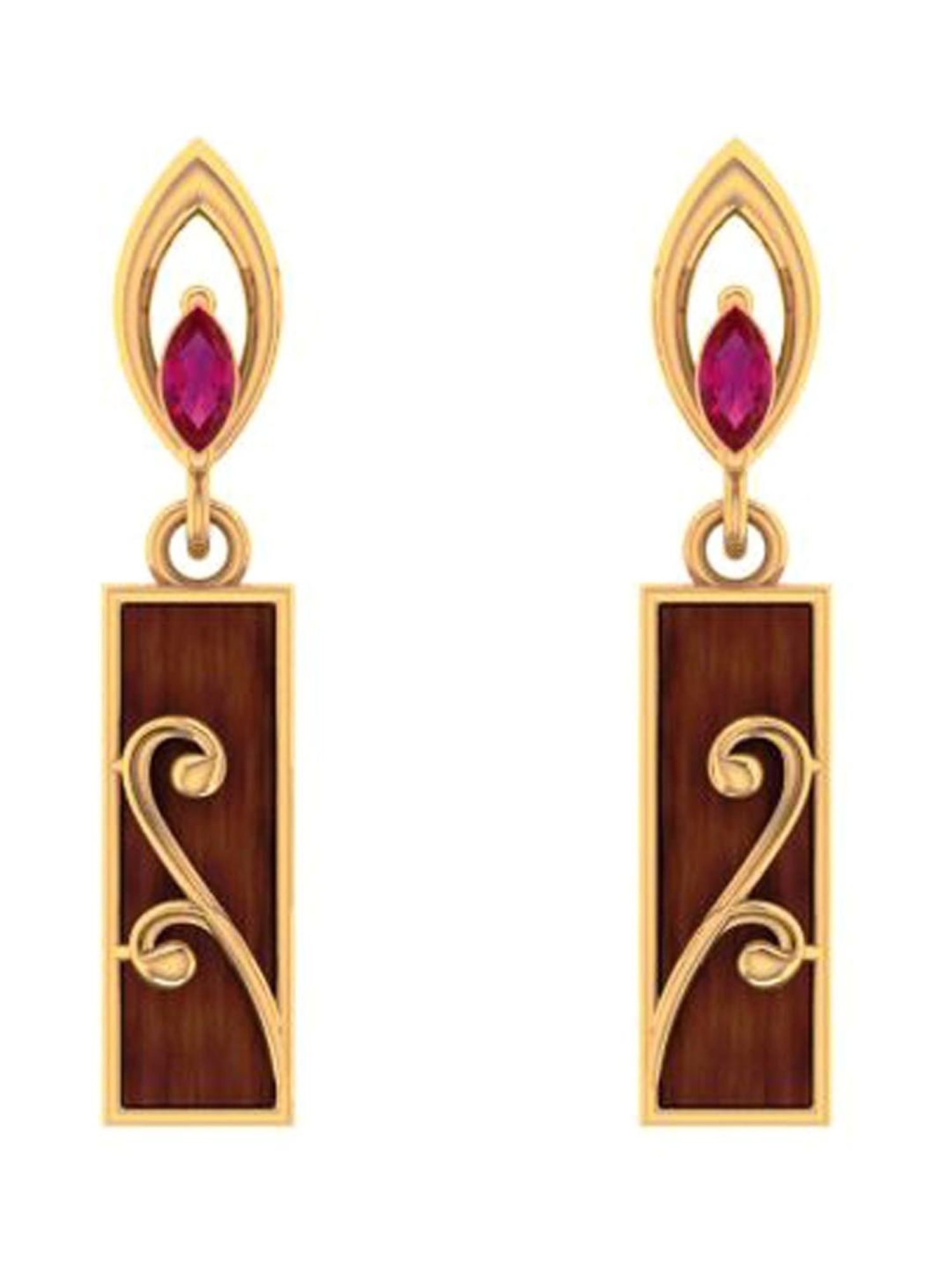 P.C. Chandra Jewellers 18k Gold Earrings for Women