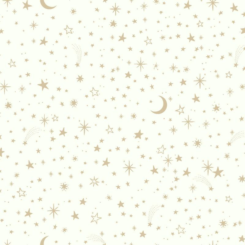 RoomMates Twinkle Little Star Peel & Stick Wallpaper Gold