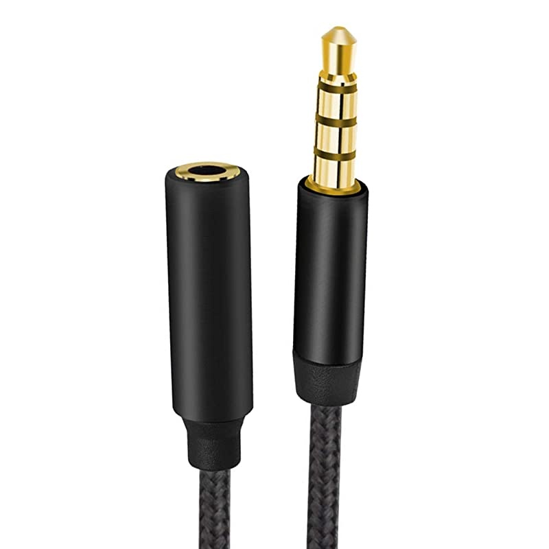 35mm Male to Female Stereo Audio Extension Adapter Cable 2M