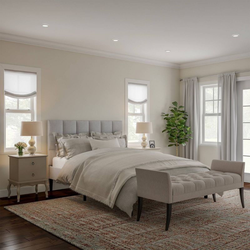 Set of 2 Ceramic Double Ribbed Gourd Table Lamps