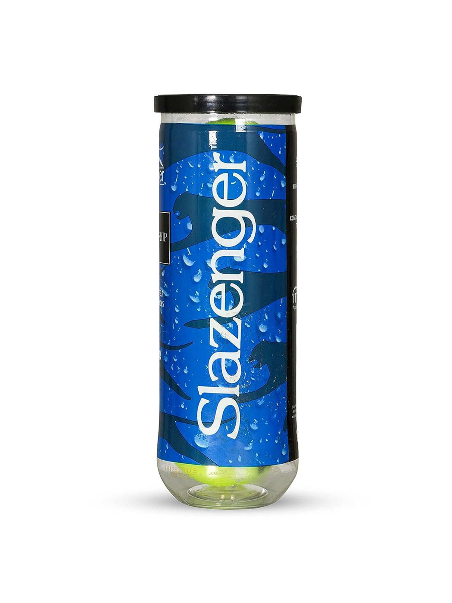 Dunlop Pack of 3 Slazenger Championship Tennis Ball (Lime) Size - 6.86 cm