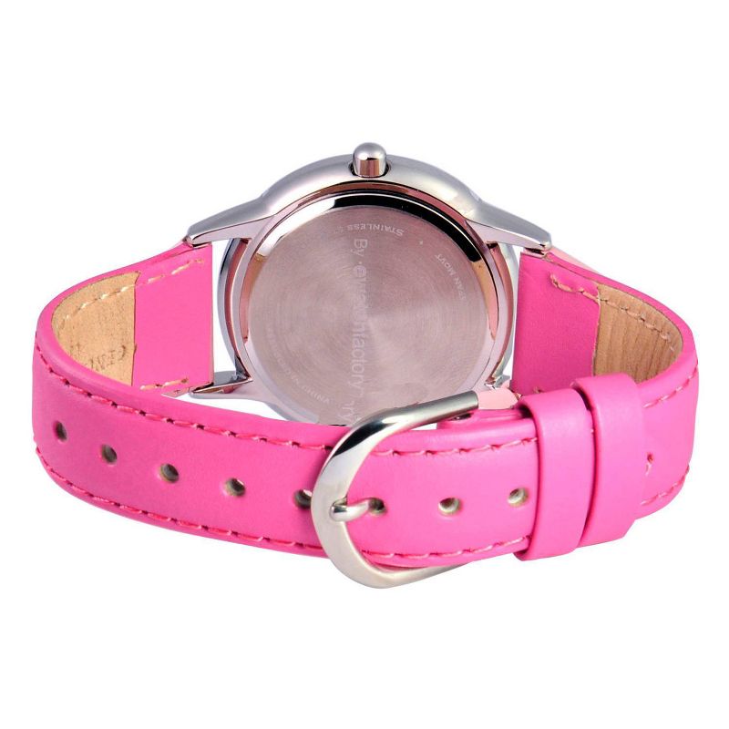 Girls' Red Balloon Peace-Love & Happiness Stainless Steel Watch - Peach