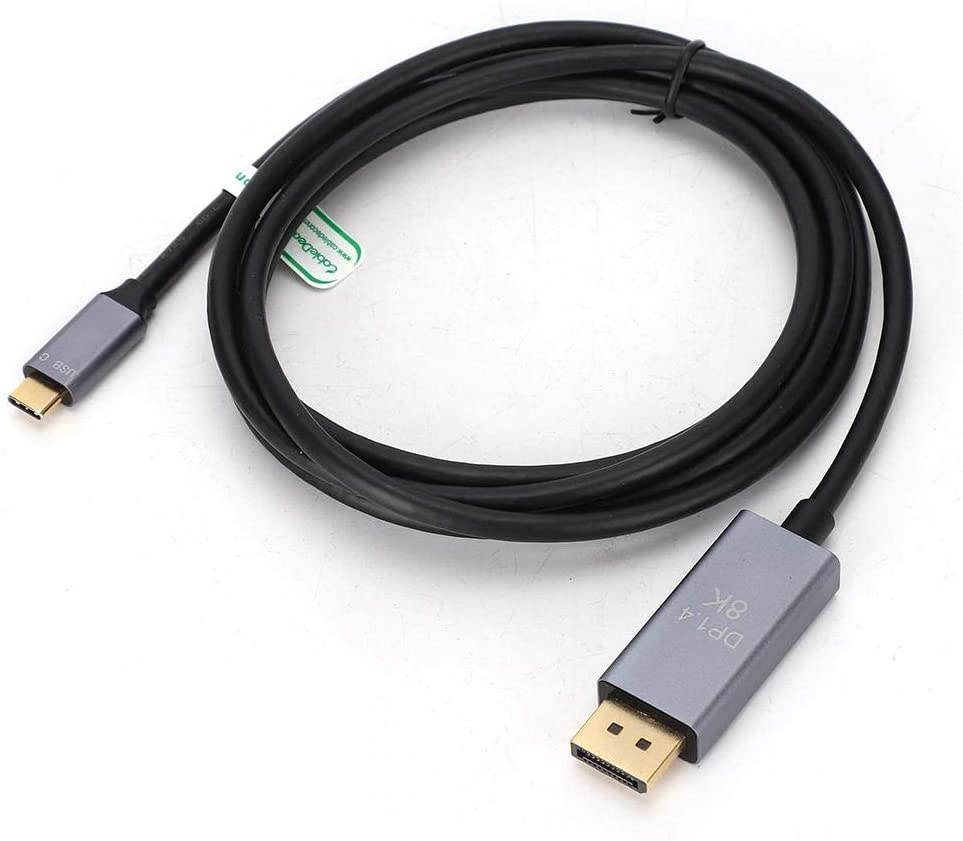 Simlug Aluminium Alloy Shell 7680x4320 Resolution Video Cable HD Cable Cable for HD Display HD Video for 8K Dispalyport