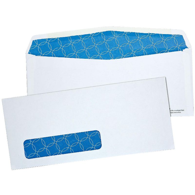 Quality Park Redi-Strip Security Tinted #10 Business Window Envelopes 660932
