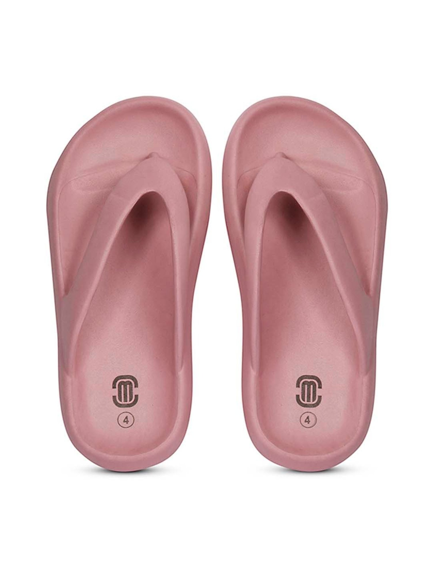 Mozafia Women's Blush Flip Flops