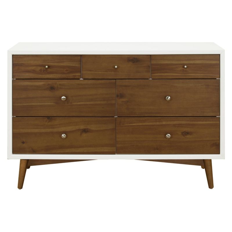 Babyletto Palma 7-Drawer Double Dresser - Walnut