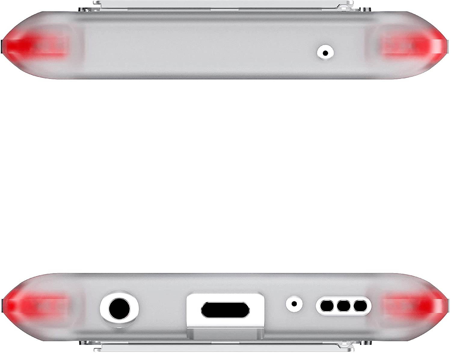 Ghostek Covert LG Velvet Case Clear with Kickstand and Grip Bumper Slim Phone Cover Ultra Thin Shockproof Design Heavy Duty Protection Wireless Charging for 2020 LG Velvet 5G (6.8 Inch) - (Smoke)