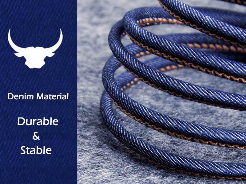 iPhone Charger Cable, Nylon Braided Right Angle Elbow [1m/3.3ft 90-Degree] Reversible USB & 8 Pin Lightning Plug, Sync & Fast Charging Cable for iPhone 8 7 6s /plus 5s SE, iPad, iPod (Black)