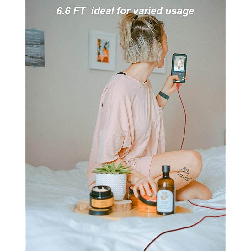 USB C to Lightning CableMFi Certified 66ft Lightning to USBC Fast ChargingSync Cable Compatible with iPhone 1111 Pro11 Pro MaxXSXS MaxXRX8 PlusiPad MiniAirpods Coral1Pack