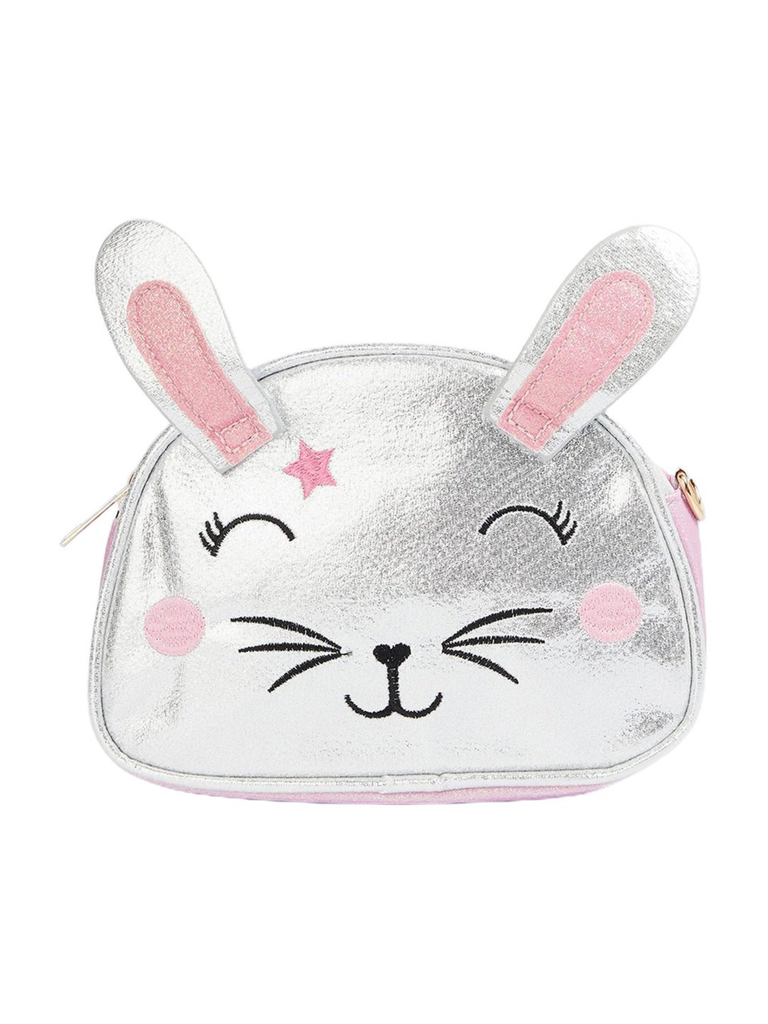 Ginger by Lifestyle Silver Shimmer Cross Body Bag