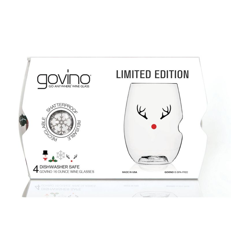 Plastic Stemless Wine Glasses 13.4oz Set of 4 - Room Essentials™