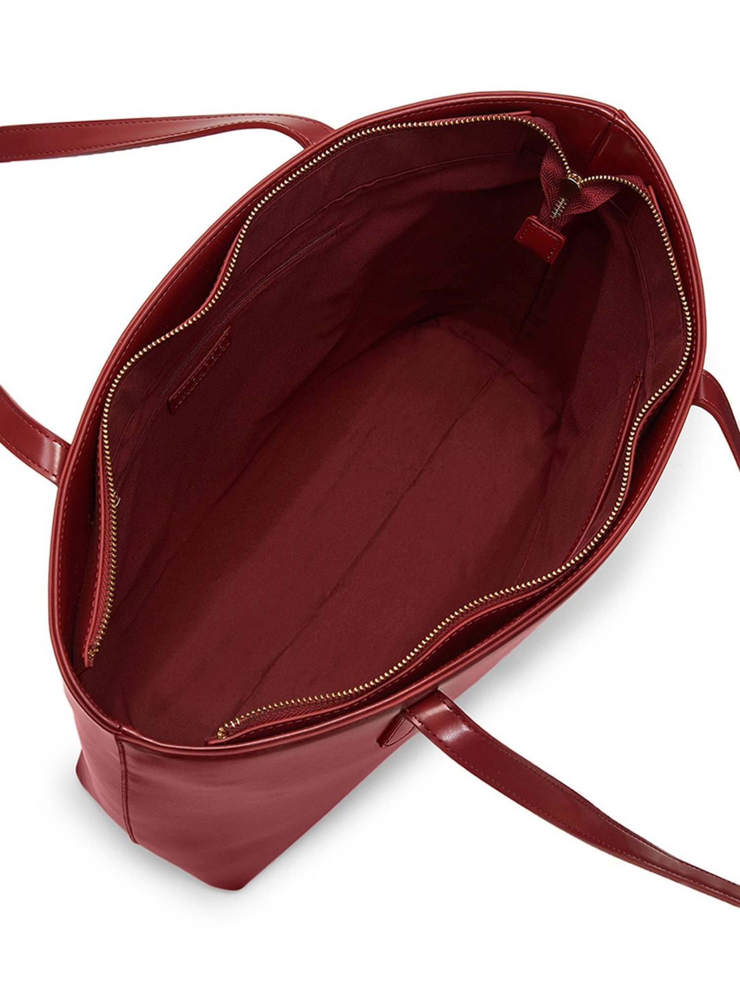 Miraggio Kate Maroon Large Tote Handbag