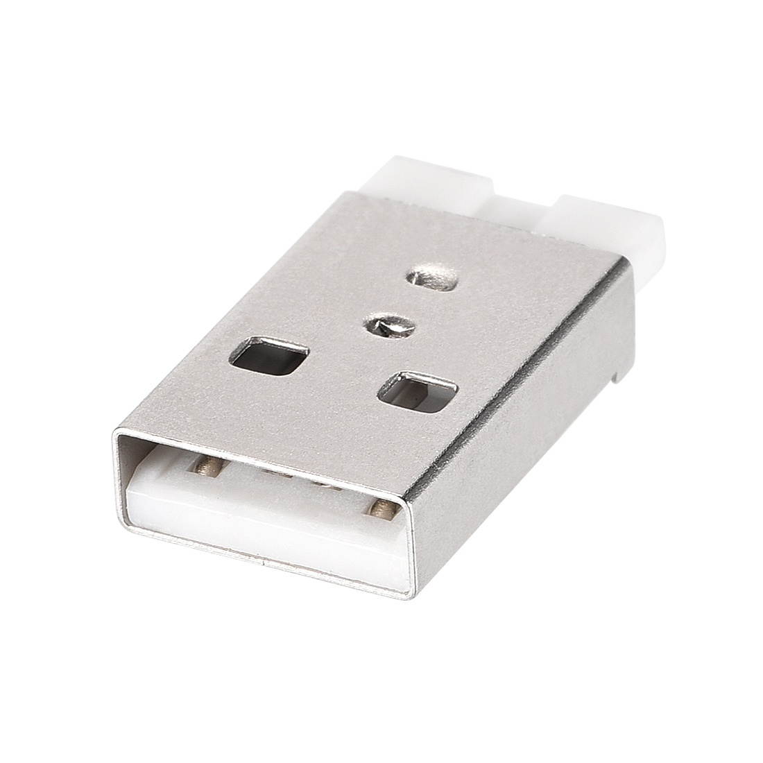 10PCS USB 2.0 Type A Male Socket Connector Jack Plug Port, 4-Pin DIP 180 Degree, Repair Replacement Adapter