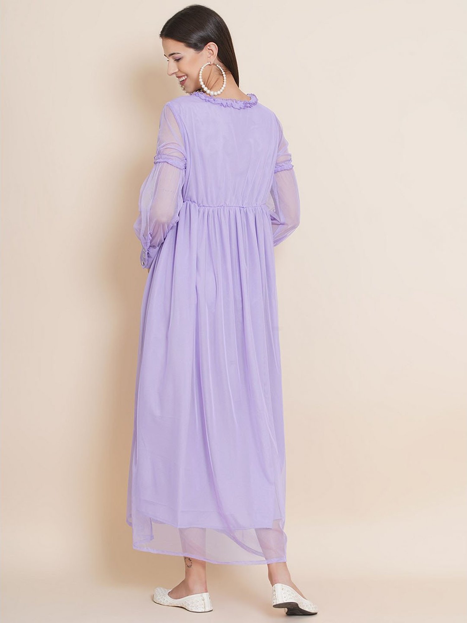 Mine4Nine Lavender Maternity Dress