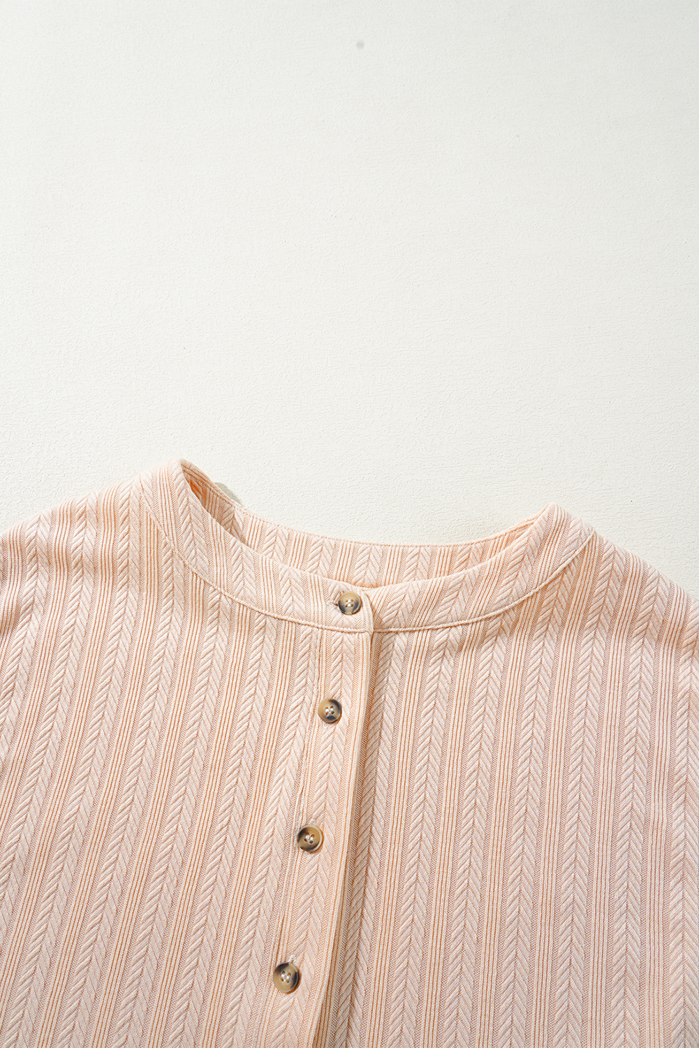 Gray Textured Wide Leg Overall with Pockets