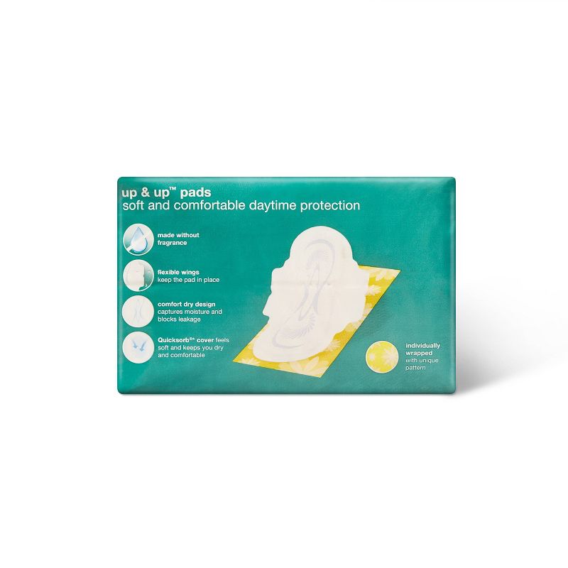 Ultra Thin Regular Pads with Wings - 46ct - up & up™