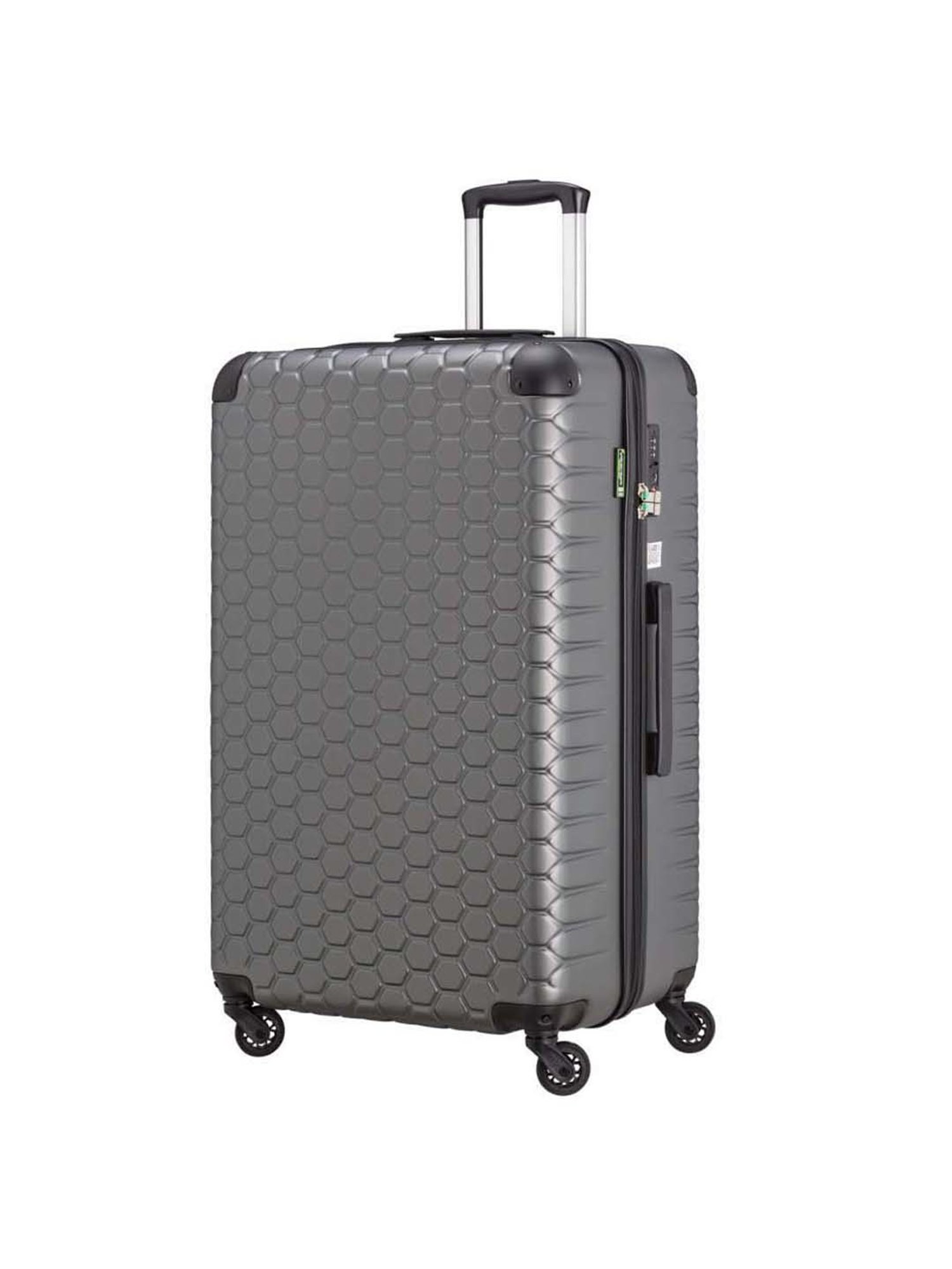 CARPISA 4 Wheel Grey Large Hard Cabin Trolley - 47 cm