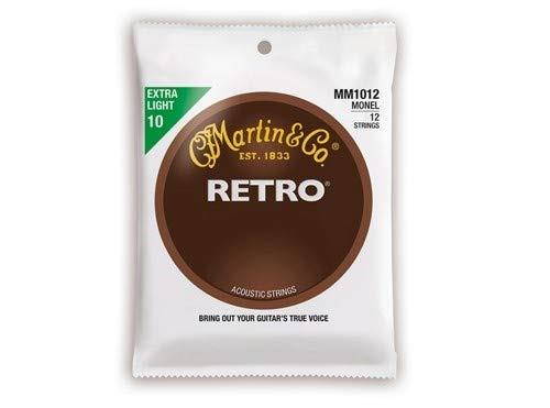 martin retro 12string acoustic guitar strings  .010.047 extra light