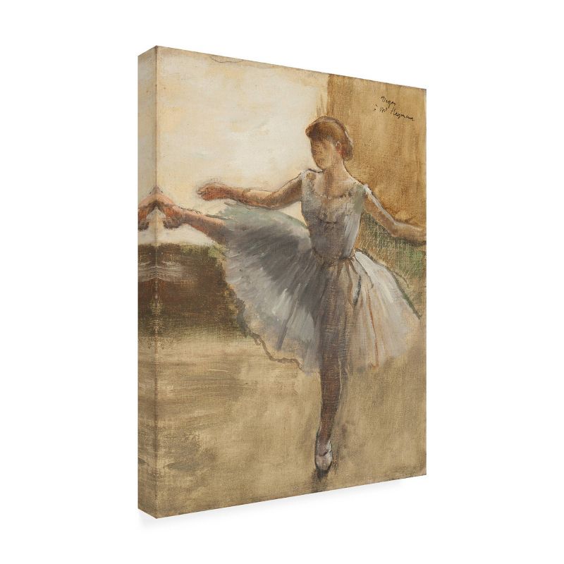 24" x 32" Edgar Degas 'The Ballerina' Unframed Wall Canvas - Trademark Fine Art
