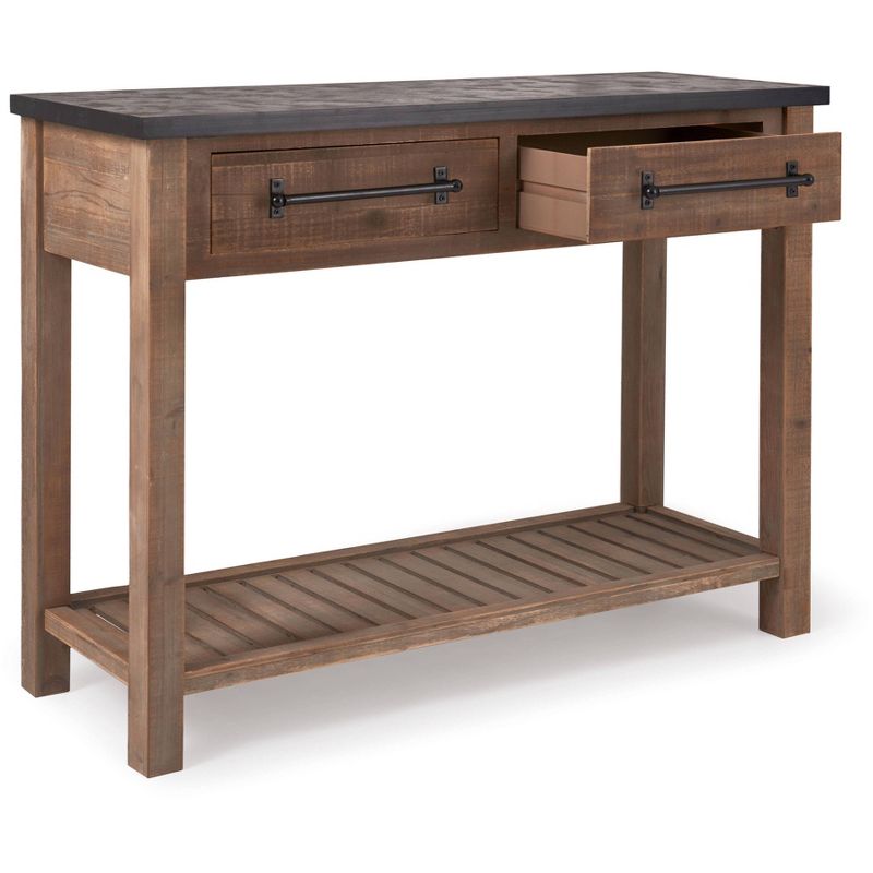 Eugene Console Table Brown - ClickDecor