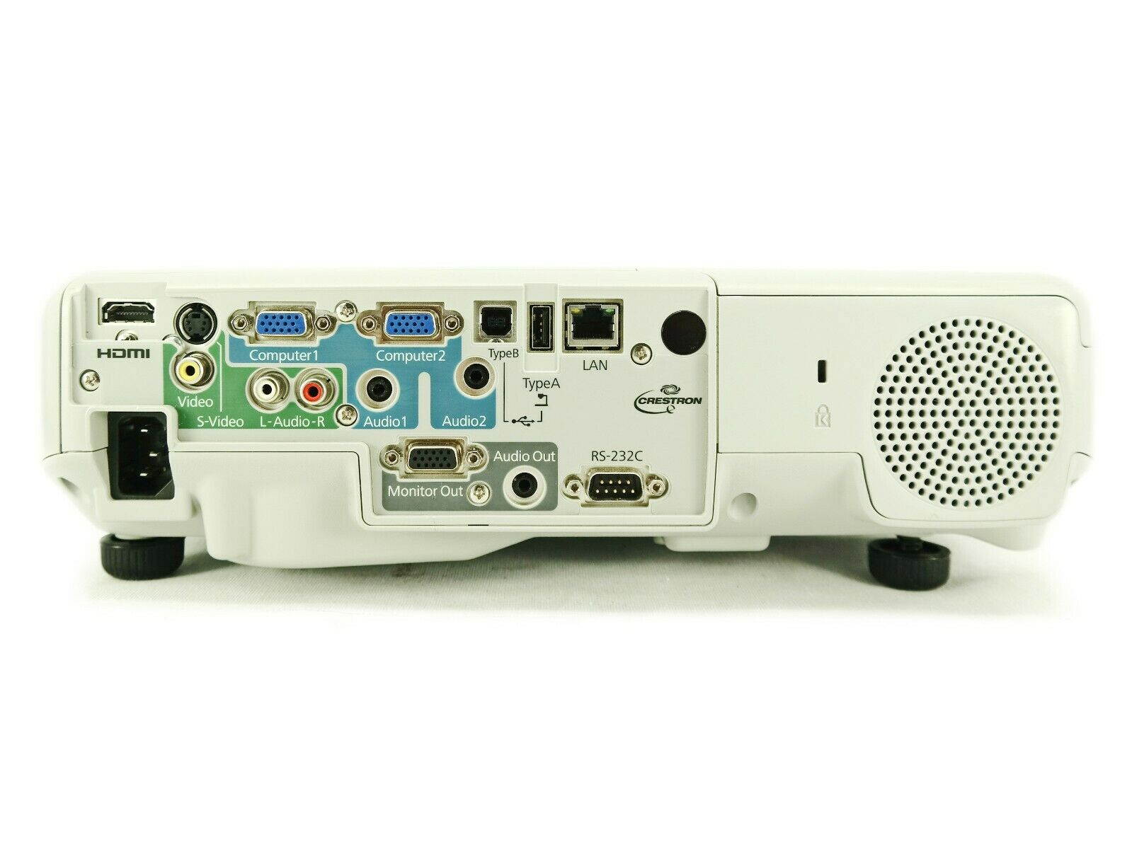 Epson PowerLite 93+ 3LCD Projector HD HDMI 1080i 2600 ANSI  Native Resolution 1024 x 768 Professional Gaming Home Movie Theater w/Remote TeKswamp Included