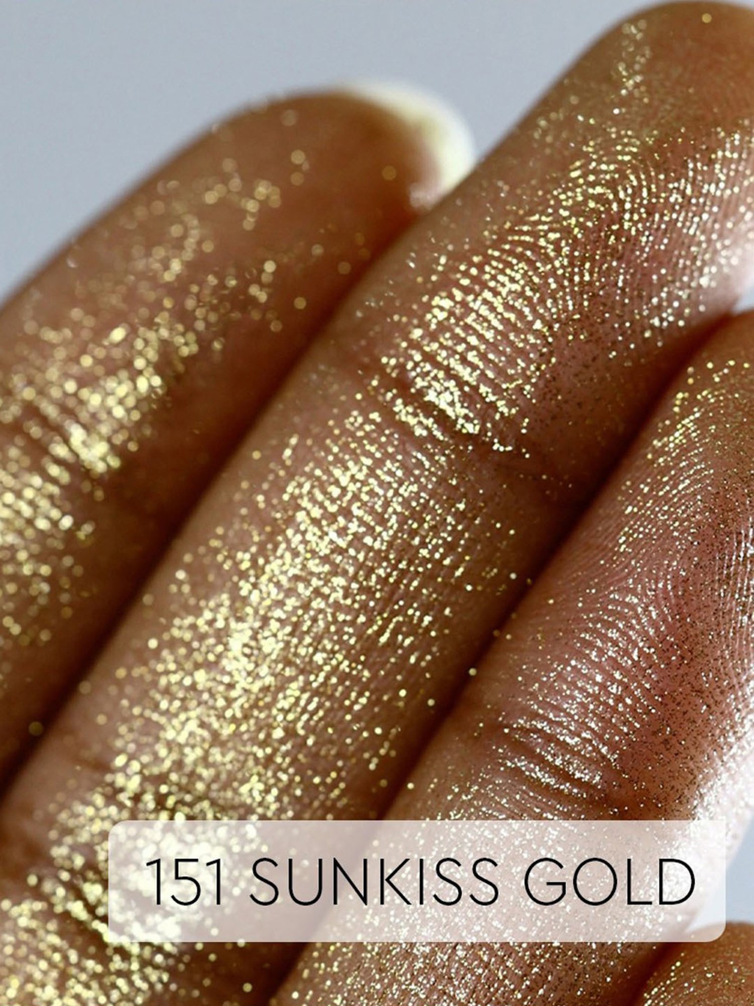 C2P PROFESSIONAL MAKEUP HD Loose Precious Pigments Eyeshadow Sunkiss Gold 151 - 2 gm