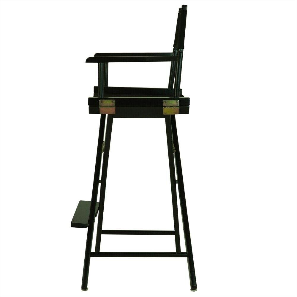 Casual Home 230-02-021-15 30 in. Directors Chair Black Frame with Black Canvas