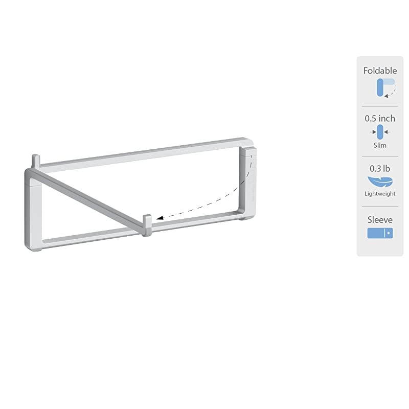 Pro Foldable Laptop Stand Silver