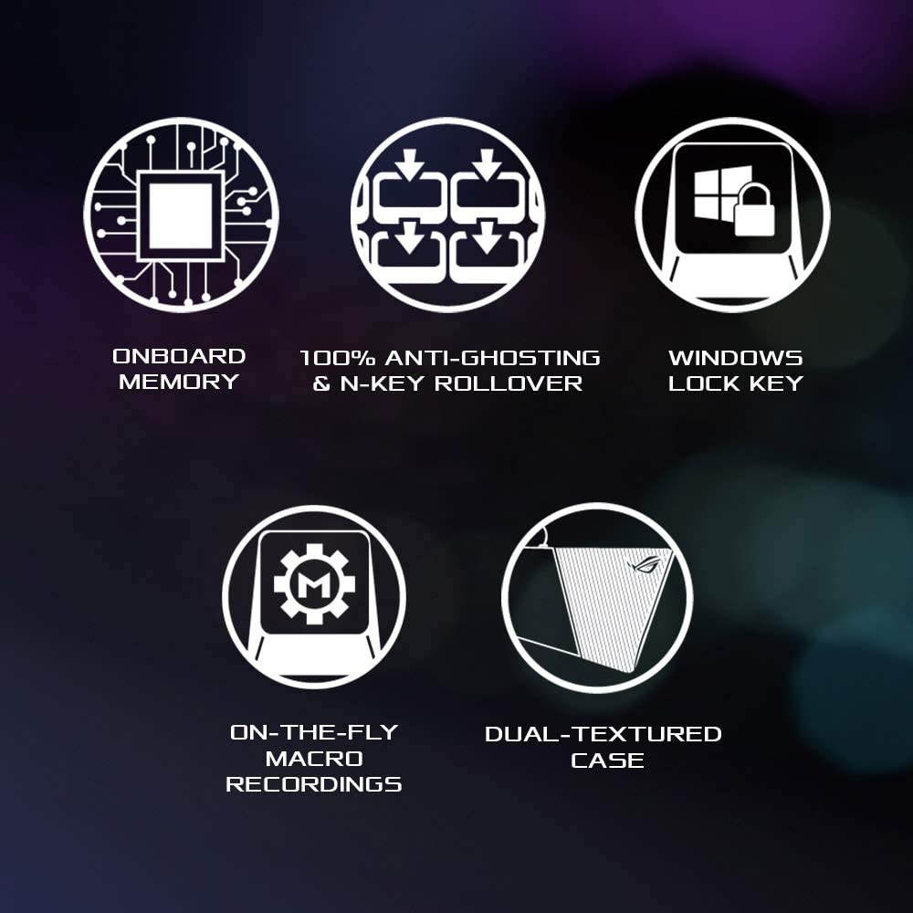 ASUS 90MP01N0-BKUA00 ROG Strix Scope TKL Gaming Keyboard