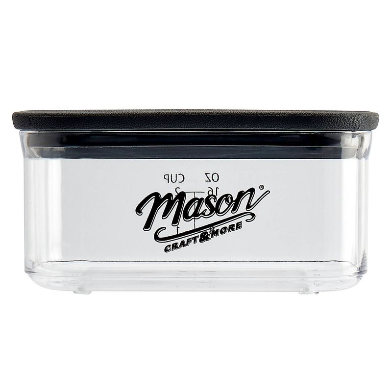 Mason Craft & More Set of 6 Stackable Food Storage Containers