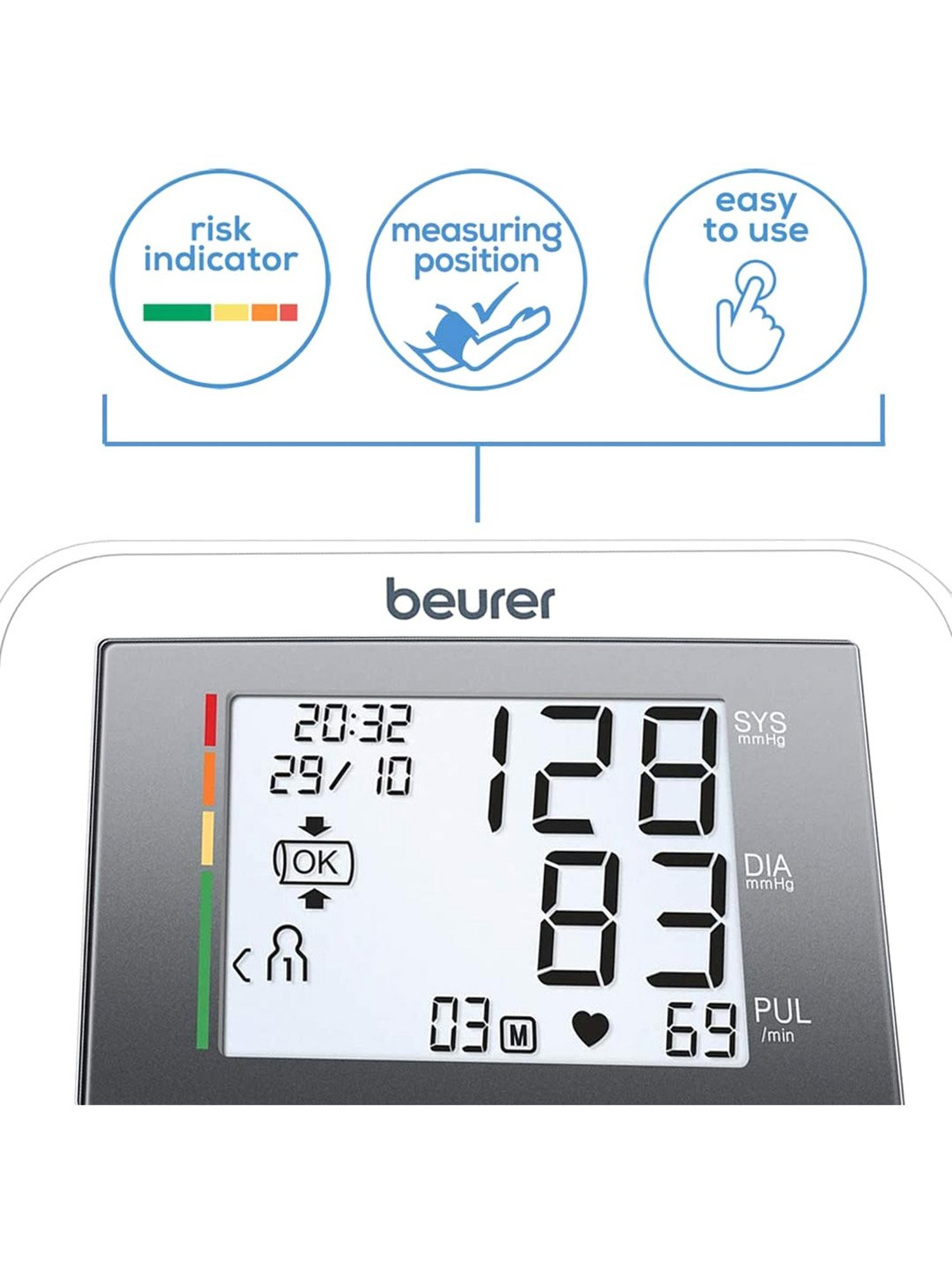 Beurer BM 27 Automatic Upper Arm Blood Pressure Monitor