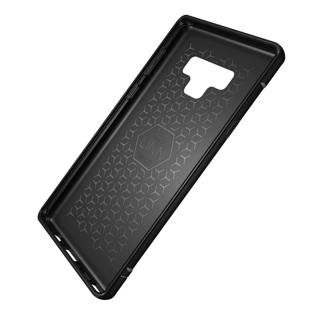 Galaxy Note 9 Case, TUDIA [Linn] Ultra Slim Lightweight Carbon Fiber Design TPU Bumper Protection Phone Cover for Samsung Galaxy Note 9 (Gray)