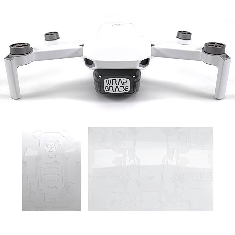 Skin Compatible with DJI Mavic Mini (Racing White)