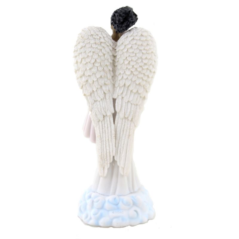Black Art 10.0" Angel With Baby Girl Heavenly Figurine  -  Decorative Figurines