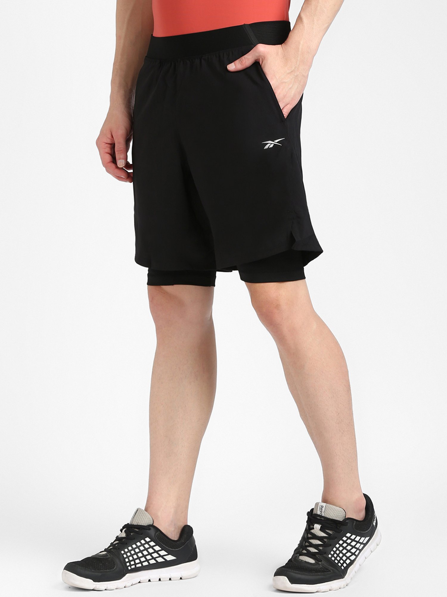 Reebok Black Regular Fit Shorts