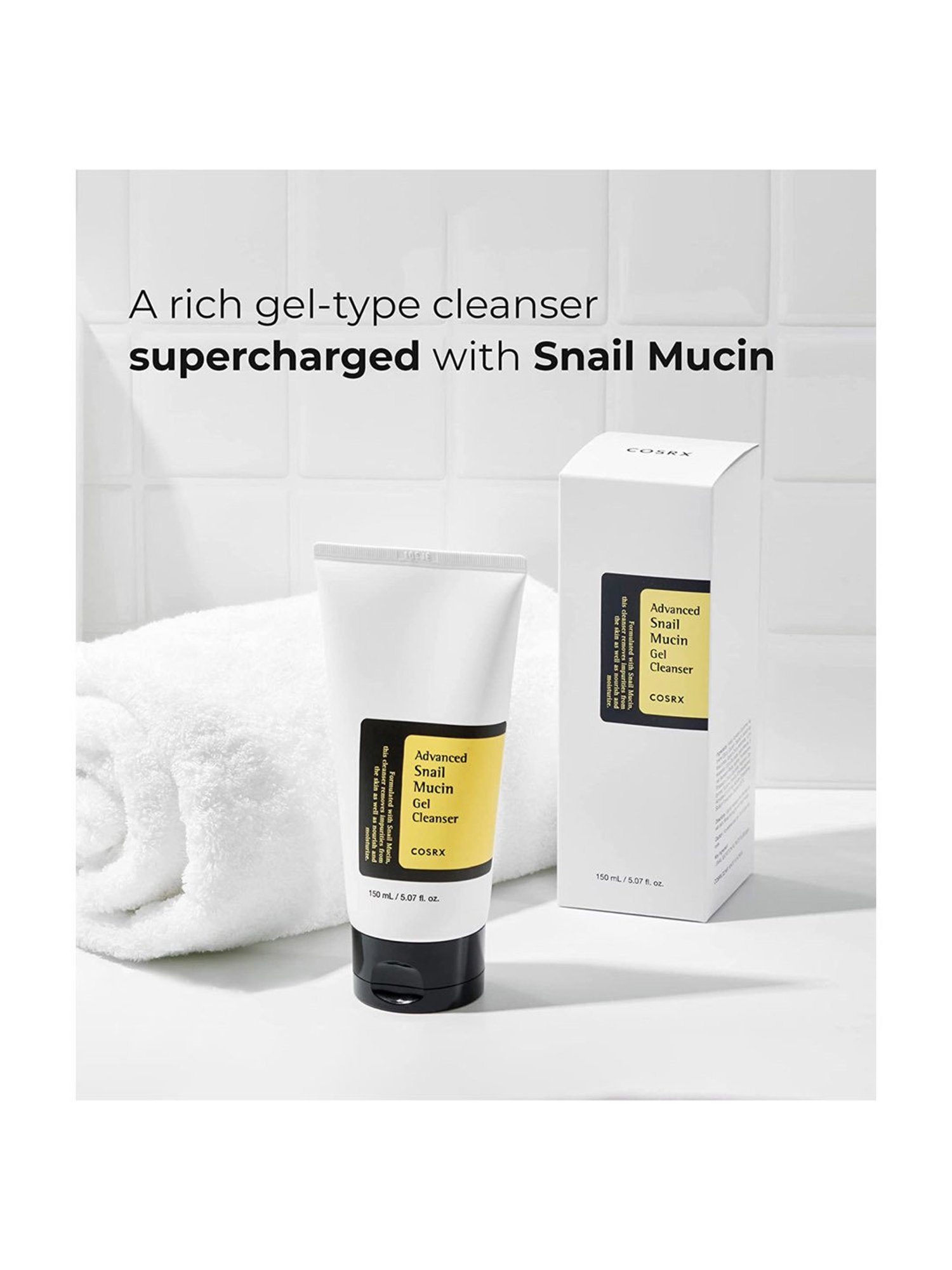 Cosrx Advanced Snail Mucin Gel Cleanser - 150 ml