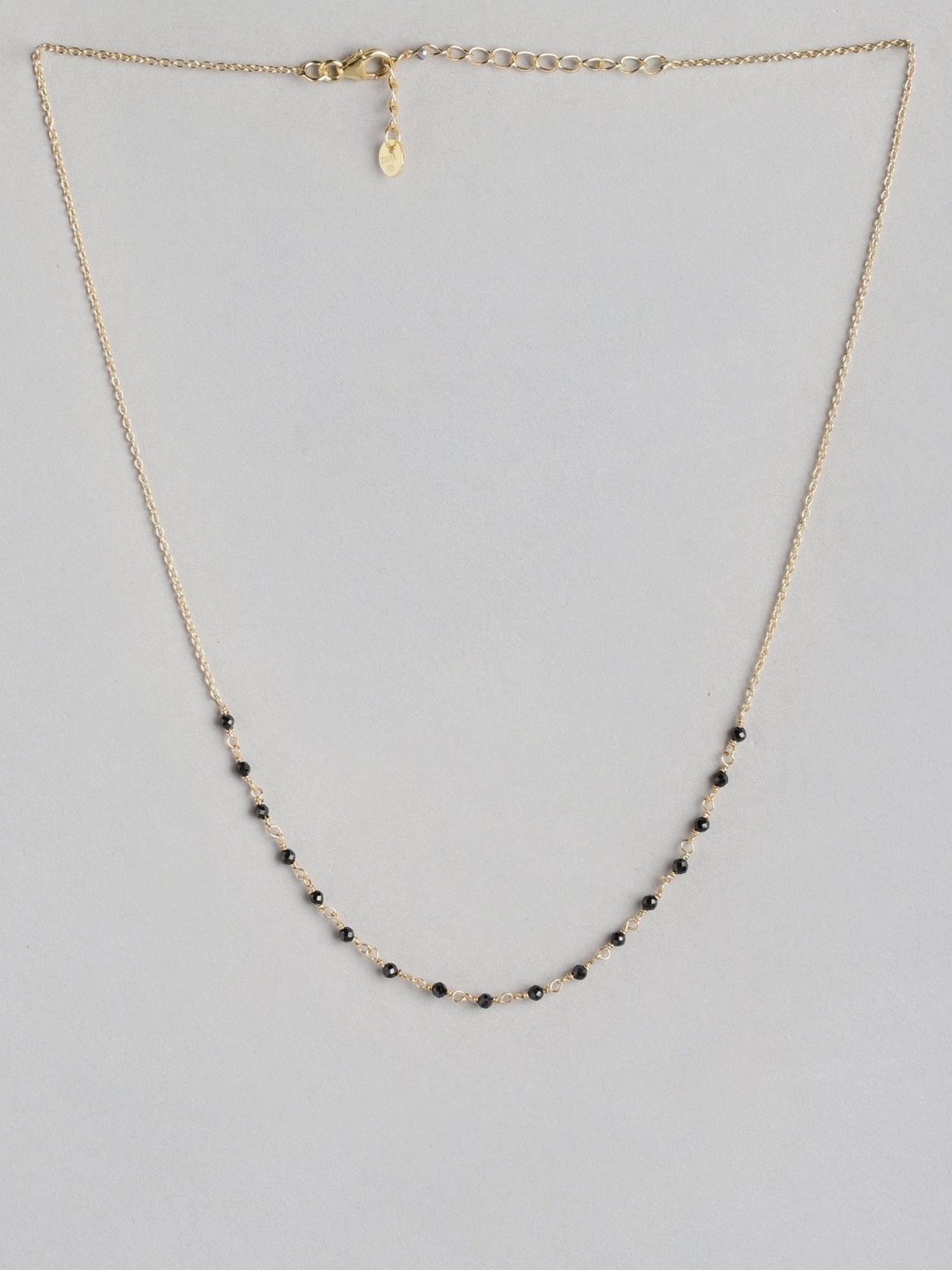 Zavya 925 Sterling Silver Rhapsody Beaded Princess Mangalsutra For Women