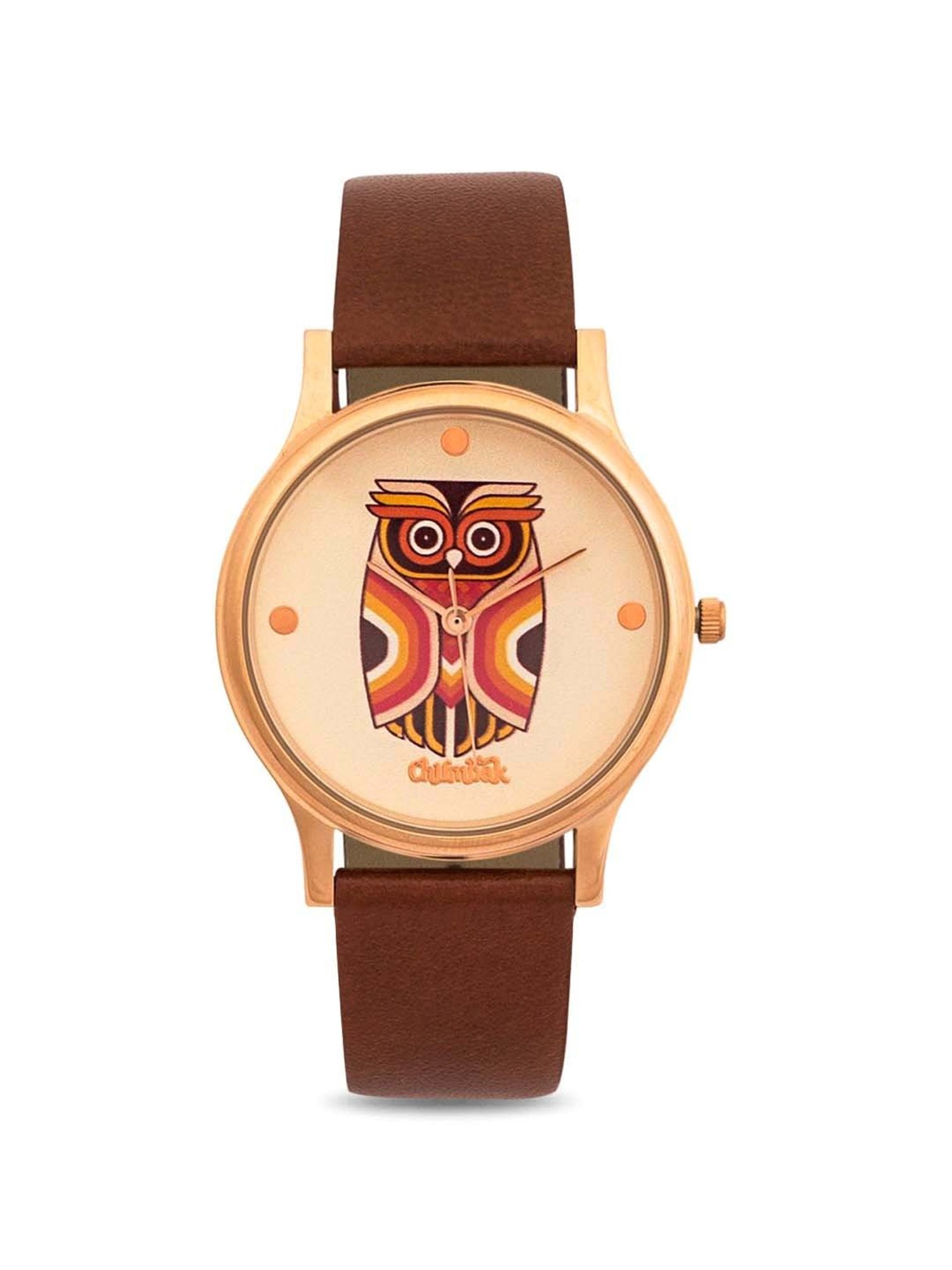 Chumbak FN4 Aztec Owl Analog Watch for Women