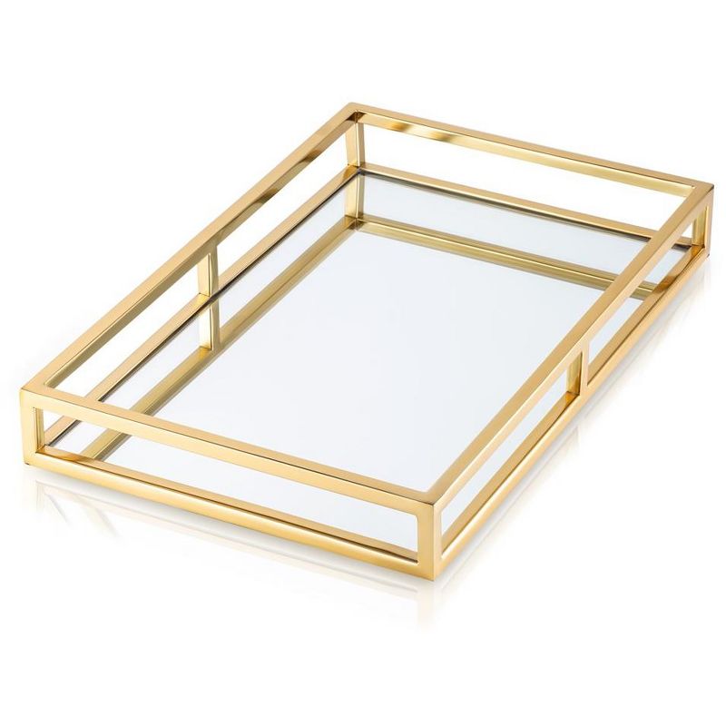 Rite Lite 11.75" Shabbat Candles Drip Rectangular Tray - Blue/Yellow