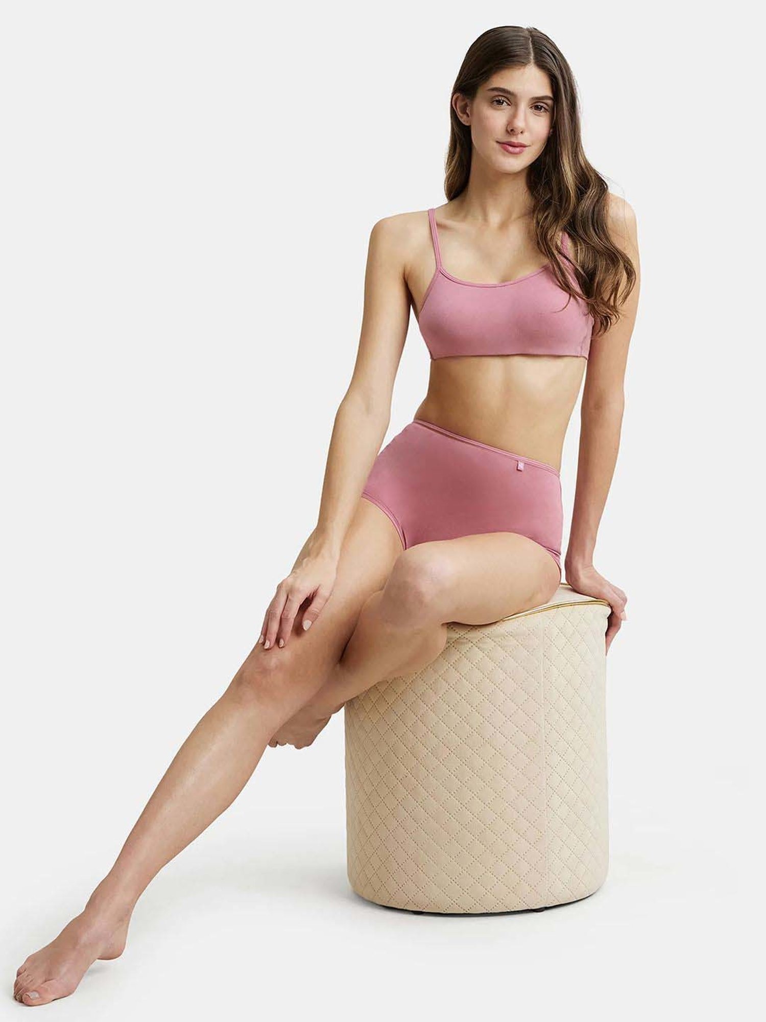 Jockey SS04 Women's High Coverage Super Combed Cotton Elastane Stretch Boy Leg