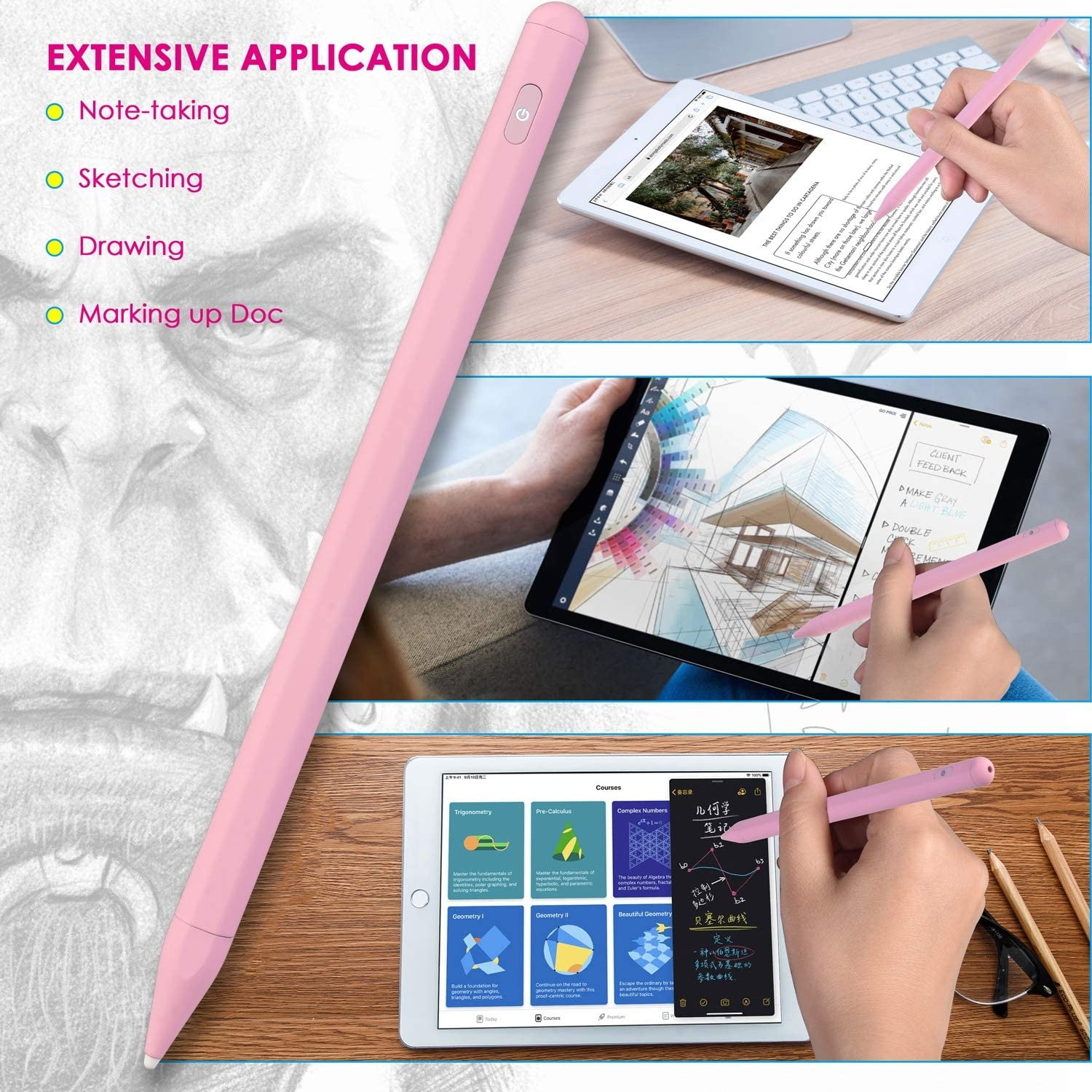 AICase Touch screen Gloves Cashmere Winter Warm Thick Knit