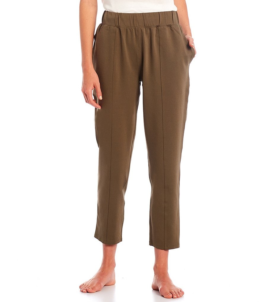 Half Moon by Modern Movement Solid Ponte Straight Leg Lounge Pants