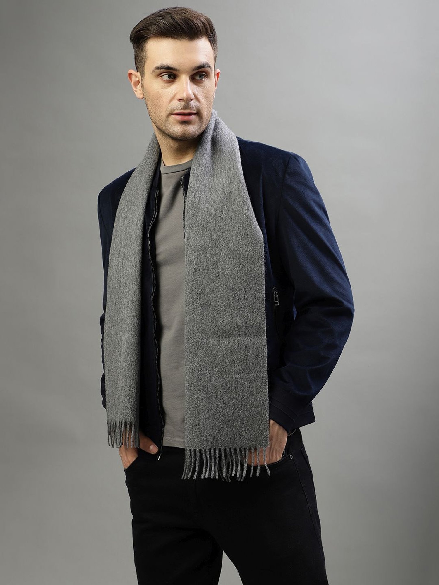 Gant Green Wool Solid Muffler