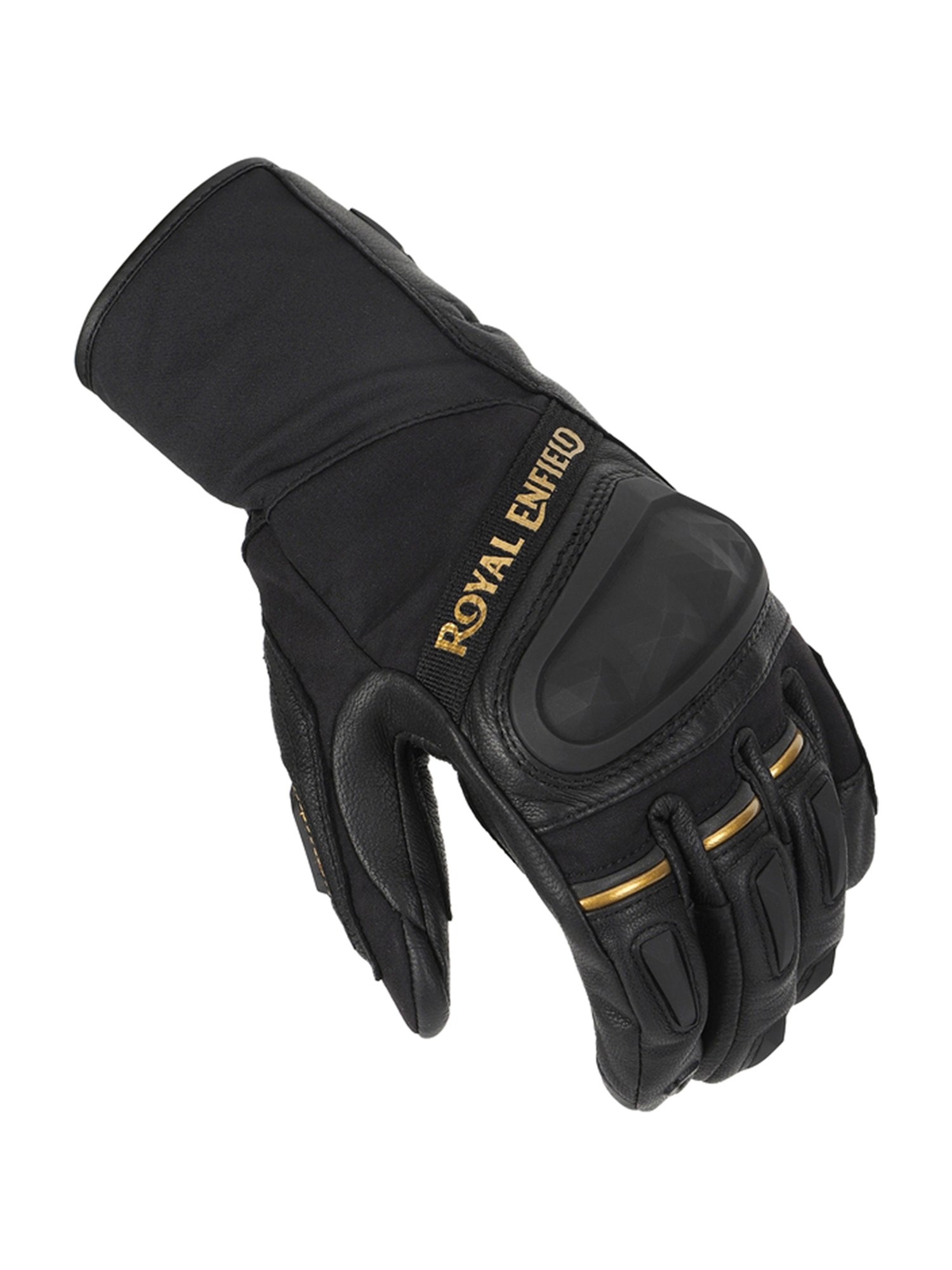 Royal Enfield Black Darcha Riding Gloves - L